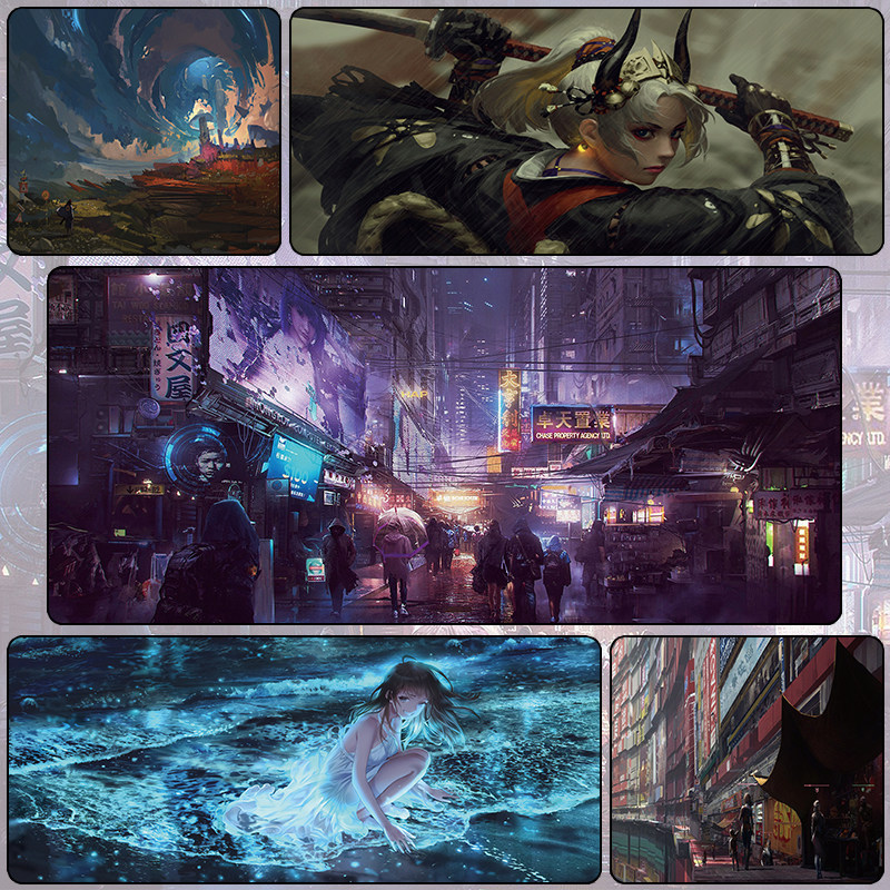 Notebook mouse pad game large thickened lock edge super large desktop computer keyboard pad table pad Internet cafe customization