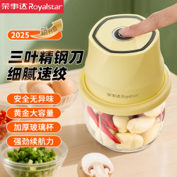 Royalstar Electric Garlic Masher Small Meat Grinder Multifunctional Food Processor Household Garlic Masher
