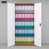 Xinbao Office File Cabinet Железный кожаный шкаф полевой книжный шкаф