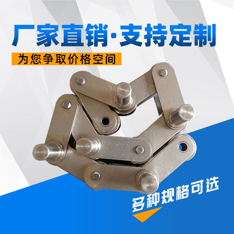 304 stainless steel conveyor chain non-standard custom industrial transmission chain single row double row assembly line conveyor chain