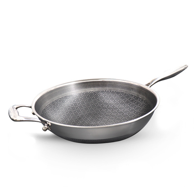 316不锈钢家庭专用不粘锅