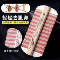 Bamboo lice comb Super dense tooth encrypted comb Fine daughter children shave head hair to remove lice old-fashioned head lice removal