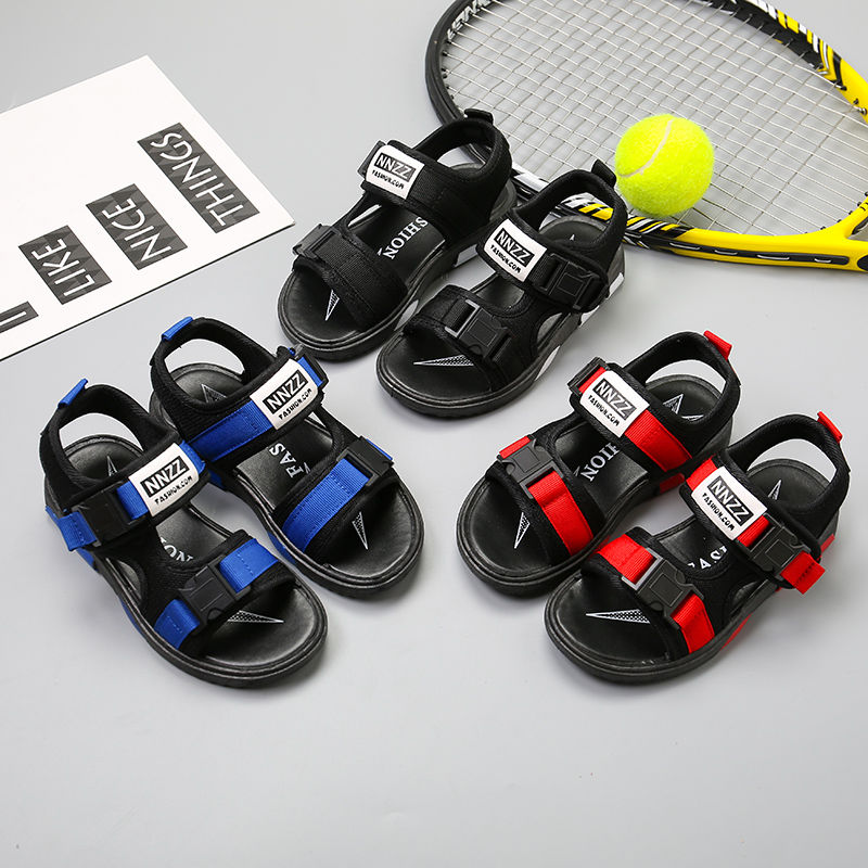 Nam Sandals 2020 mùa hè mới giày trẻ em thở vừa giày sinh viên trẻ em bãi biển.