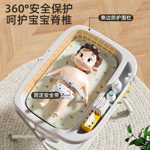 Детский складной универсальный пеленальный столик для новорожденных