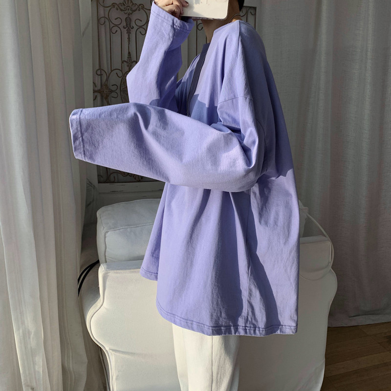 T-shirt women's 2022 new loose Hong Kong flavor all-match inner bottoming shirt top design sense niche pure cotton short sleeves