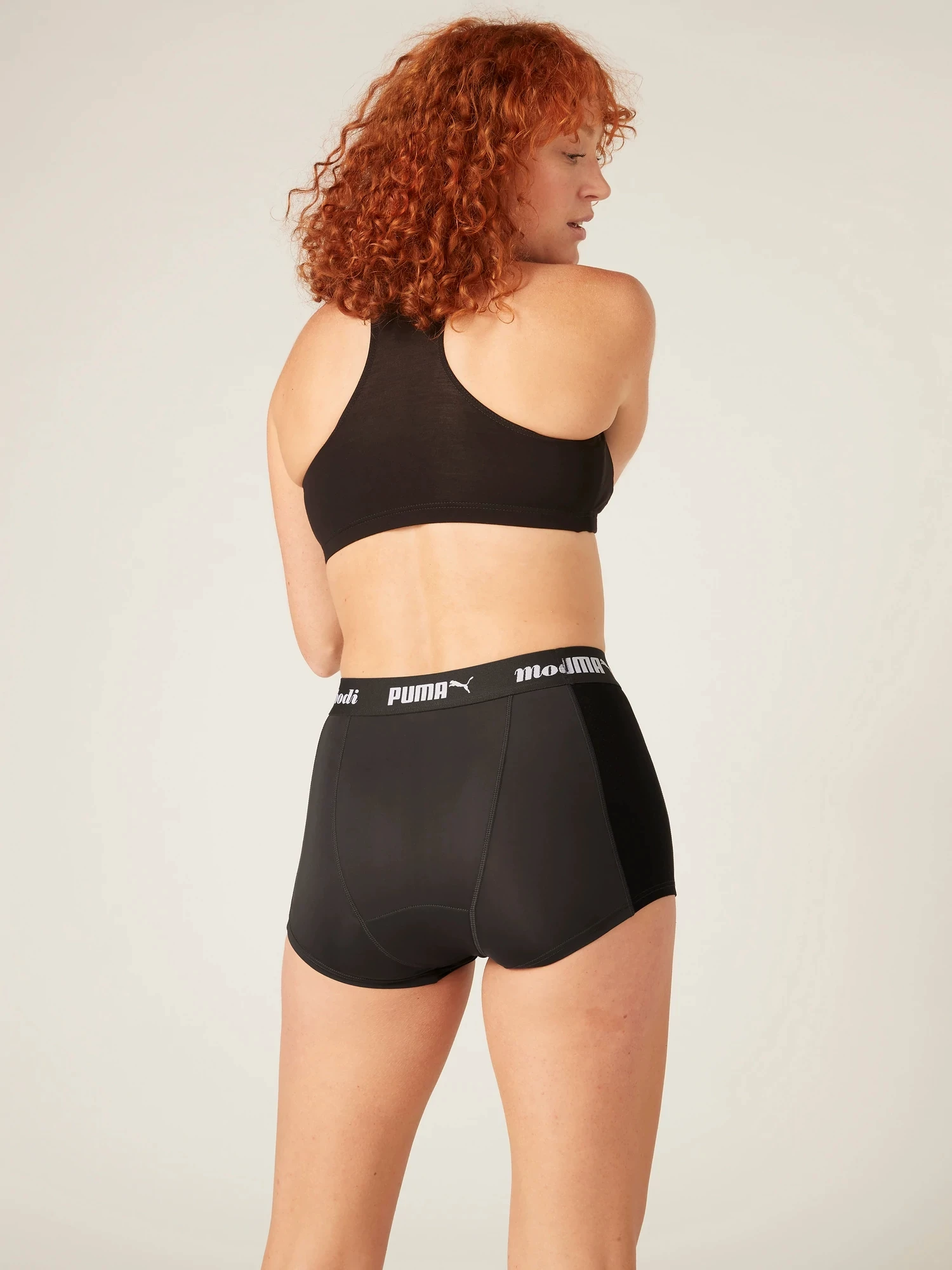 【Со-брендовая модель】Женские непроницаемые физиологические спортивные underwear Менструальные штаны боксерские штаны умеренно-тяжелый модибоди