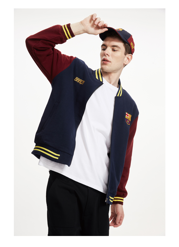 Barça Official Fashion Unisex Baseball Jackets