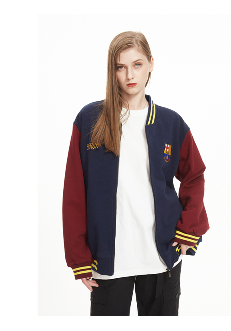 Barça Official Fashion Unisex Baseball Jackets