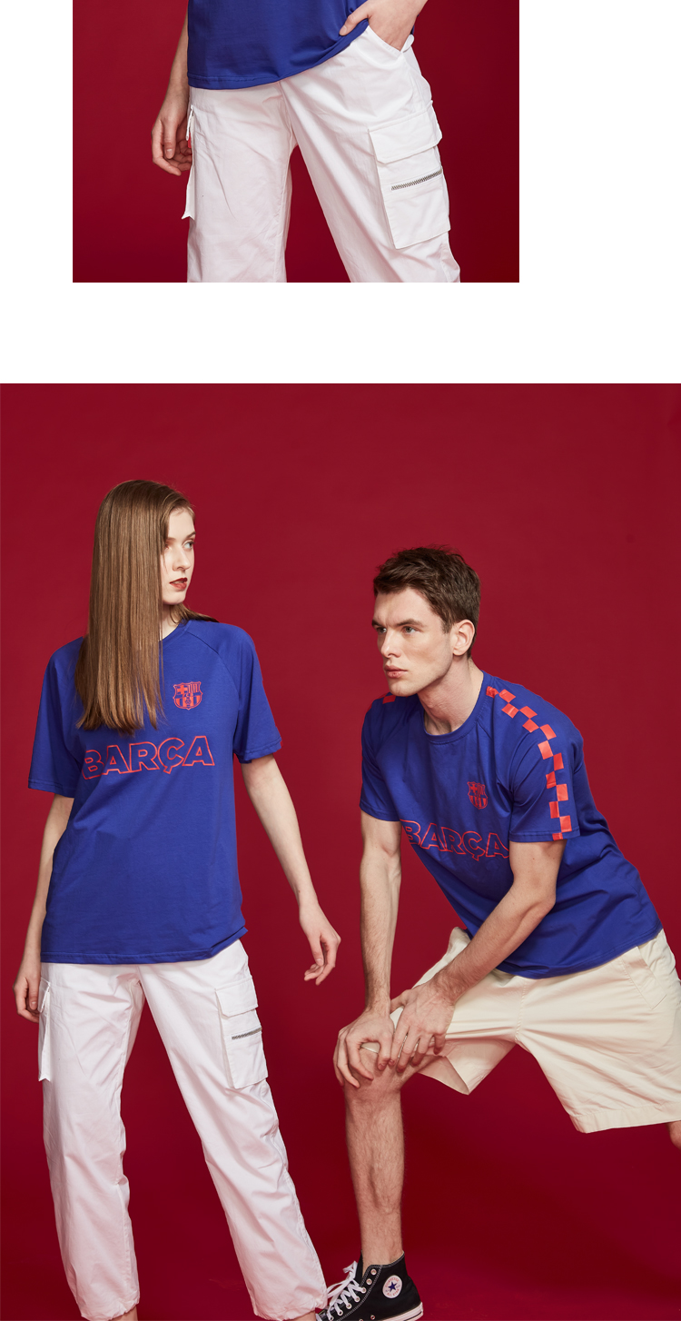 Barça Unisex Raglan Sleeve T-shirt