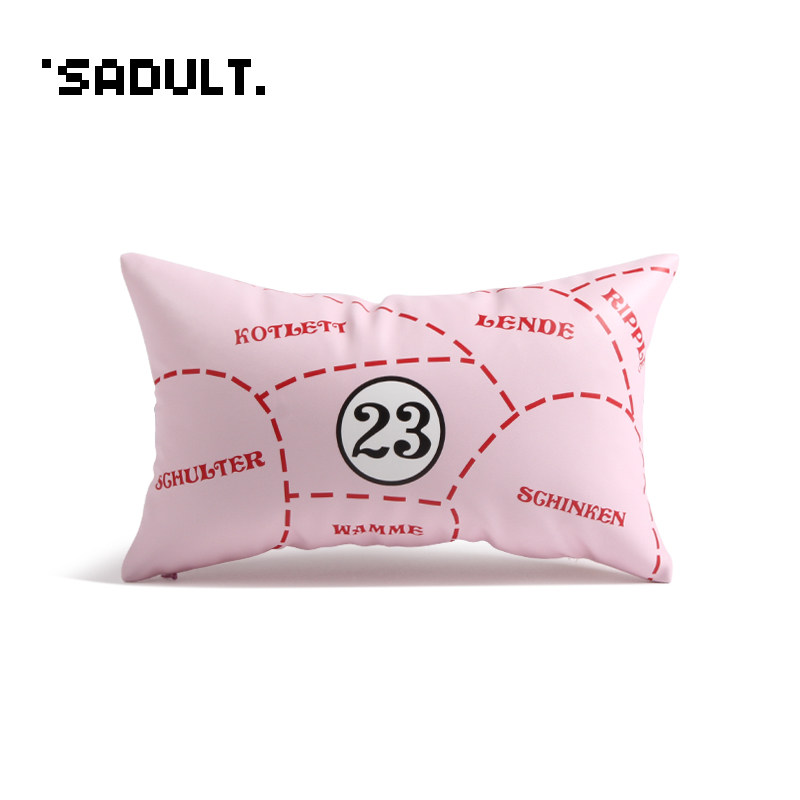 Creative and cute pink pig car pillow neck pillow car interior supplies car pillow a pair of bone pillow four seasons