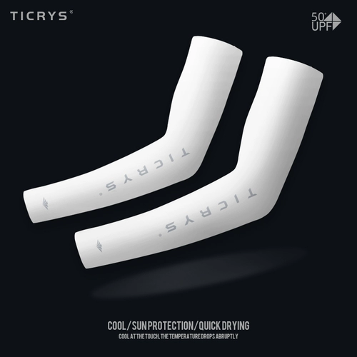 TICRYS Летние нарукавники, шелковые спортивные перчатки для велоспорта, защитный рукав, защита от солнца