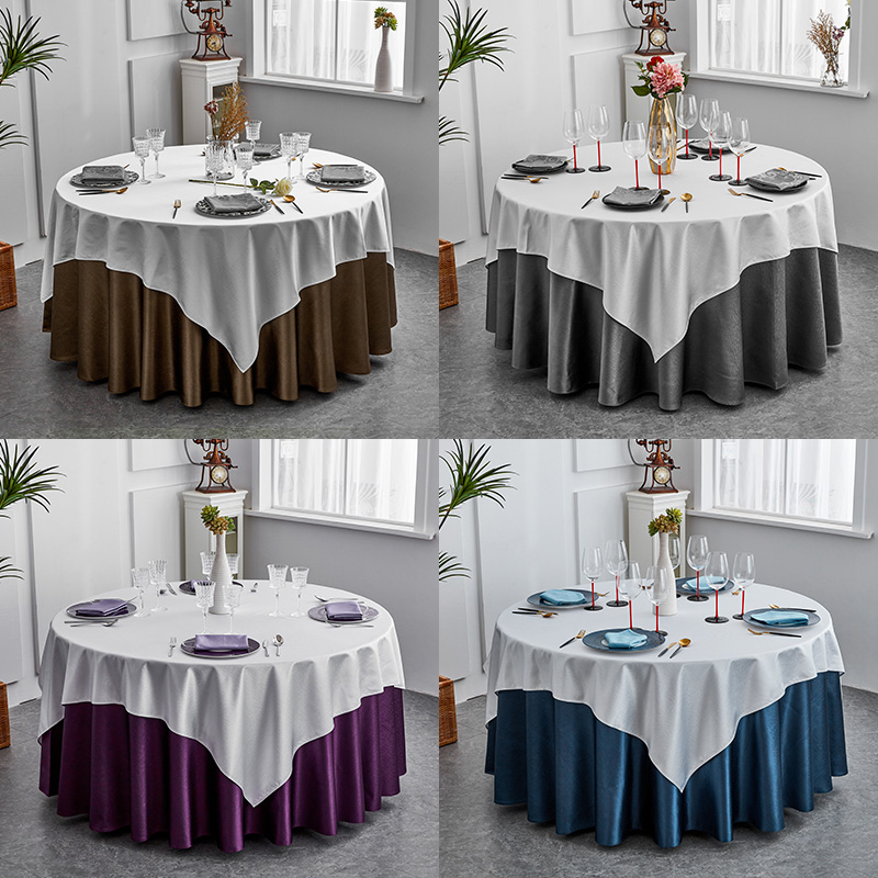 Round Table Dining Room Dining Room Banquet Hotel Hotel Table Cloth Large Round Table Dining Table Cloth Art Table Cloth Round Forged Face Table Cloth