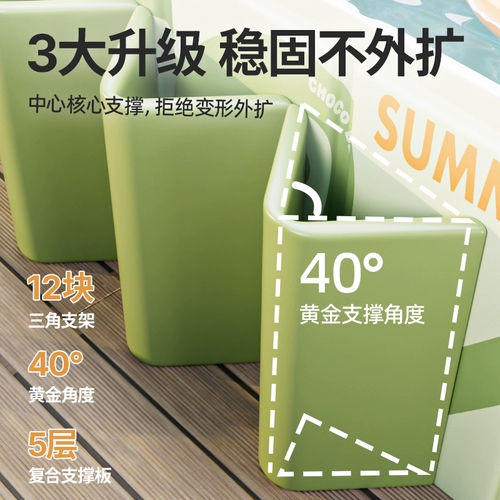 Детский надувной бассейн для домашнего использования, дорожная складная детская трубка для плавания