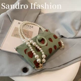 Сумка через плечо, ретро сумка подмышку, барсетка, коллекция 2023, из натуральной кожи