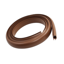 Sliding door anti-collision strip wardrobe sliding door card slot seal strip cabinet door card soundproof groove lower track convex dustproof