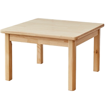Childrens solid wood table and chair set kindergarten table and chair baby toy table home learning desk rectangular table square table
