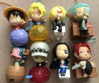 2017 McDonald's One Piece Toy Doll Model Voyager Anime Character Doll ornaments Full Set of 8