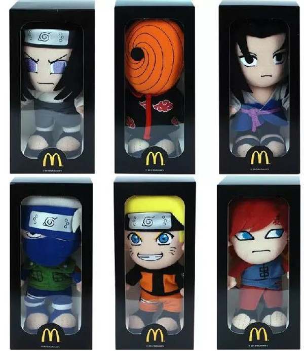 2013 McDonald's Naruto doll toy Blast shadow toy ornaments McDonald's shadow
