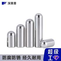 Stainless steel round head arc-shaped internal thread cylindrical pin internal tooth pin M4M5M6M8M10 positioning pin pin empty