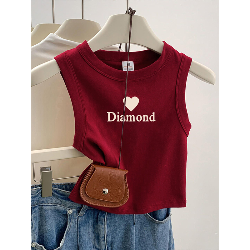 American-Style Sleeveless Vest for Women 2026 New Summer Outerwear with Wide Shoulder Straps to Cover Side Breasts, Slim-Fit Sleeveless Top American-Style Sleeveless Vest for Women 2026 New Summer Outerwear with Wide Shoulder Straps to Cover Side Breasts, Slim-Fit Sleeveless Top