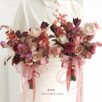 Fishtail yarn with wavy Lace cuffed ribbon Solid color flower bouquet packaging ribbon ribbon ribbon Floral florist material