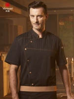 Короткие рукава черного топа