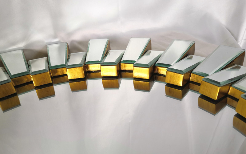 Декоративные зеркала 美式轻奢装饰镜玄关沙发背景墙壁挂镜化妆室浴室镜挂墙圆形镜子 Other