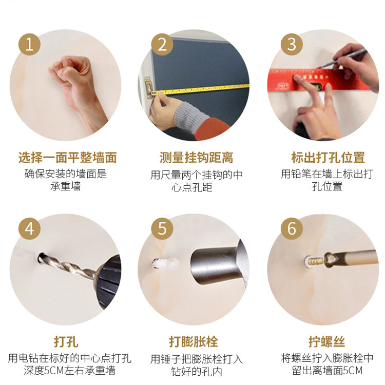 Декоративные зеркала 美式轻奢装饰镜玄关沙发背景墙壁挂镜化妆室浴室镜挂墙圆形镜子 Other