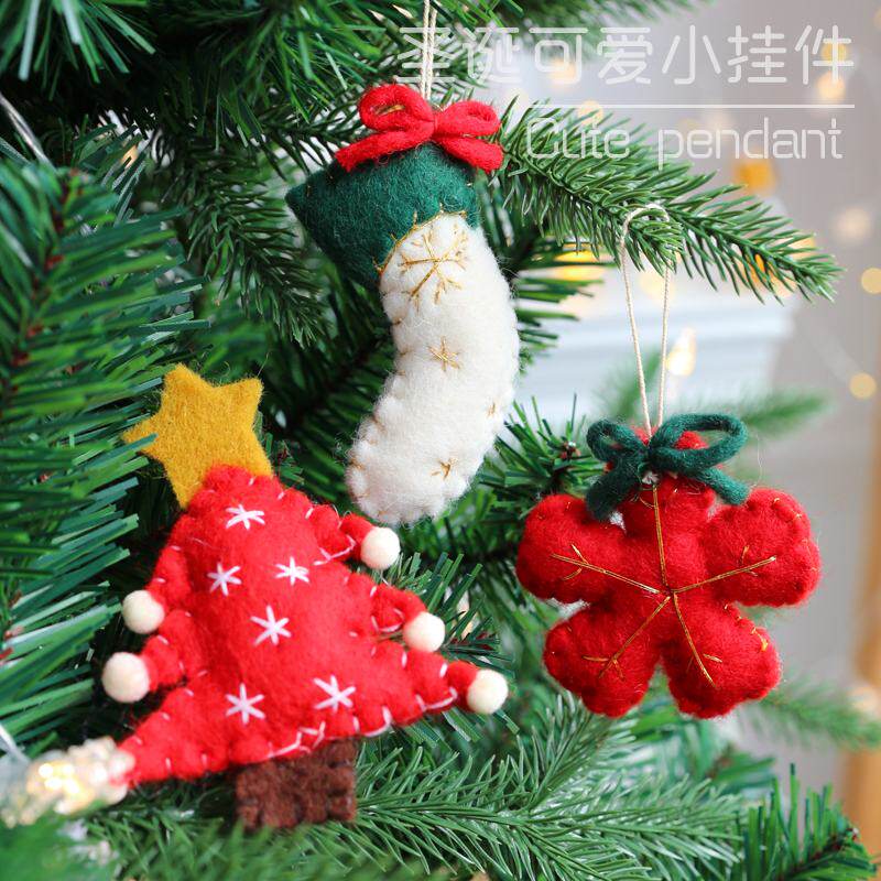 Christmas Decorations Socks Gift Snowflake Scene Tree Ambience Doll Placement Material Bag Swing Piece Festive Dress Costume