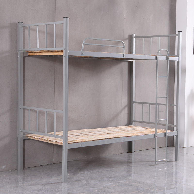 Zhen Distant ~ Steel Double Bed Dorm Beds Bunk Beds Staff High And Low Iron Bed Frame Bunk Bed Apartment Iron Frame Bed Customized