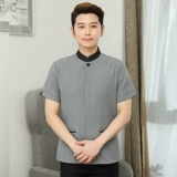 Тонкий летний комплект для работы, комнатная дышащая летняя одежда, короткий рукав