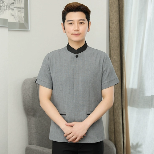 Тонкий летний комплект для работы, комнатная дышащая летняя одежда, короткий рукав