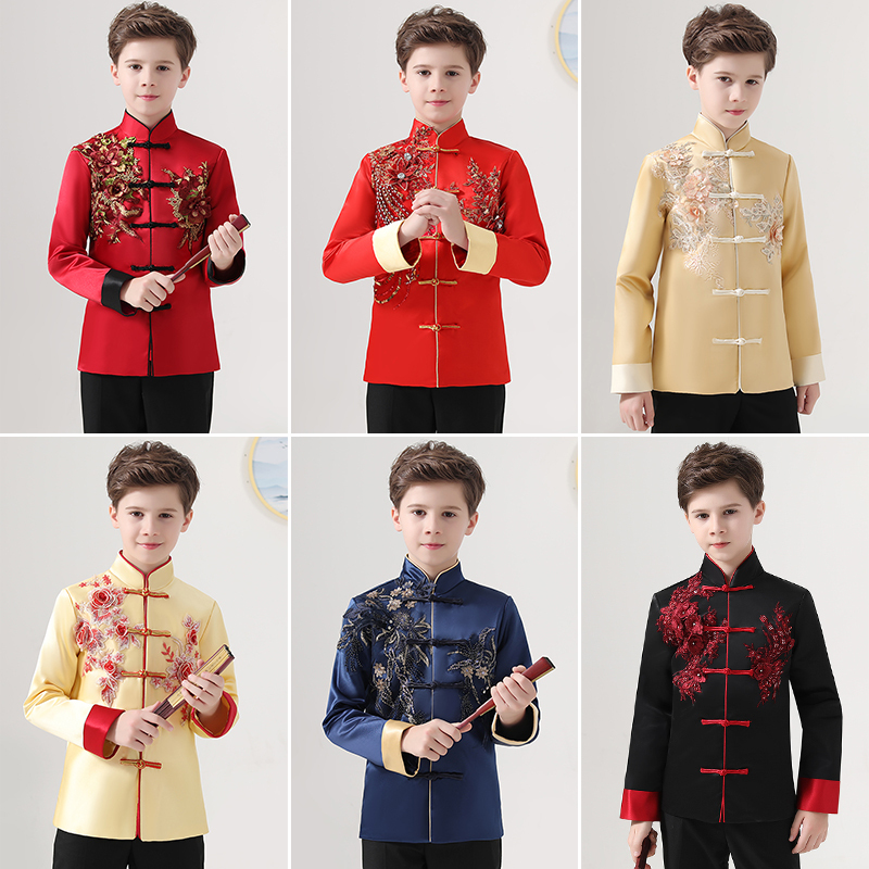 Boys Tang Suit for Kids Children's Tang costume,ancient costume, Han