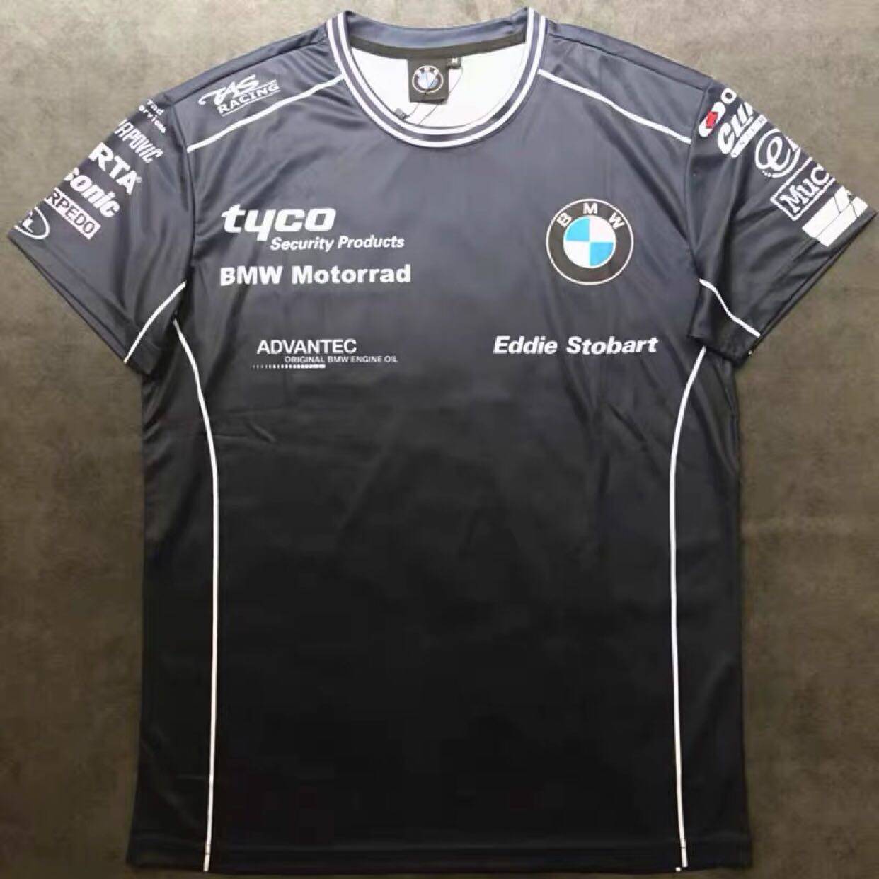 MOTO GP motorcycle T-shirt New Polo Short T Casual Racing T-Shirt Cotton Short Sleeve Crew Neck Casual