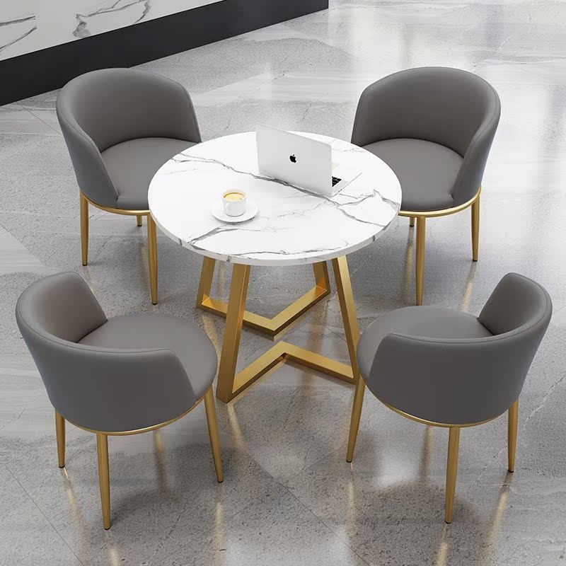 Rest area studio clubhouse leisure reception table and chair combination shop light luxury 4s coffee shop hotel business bar