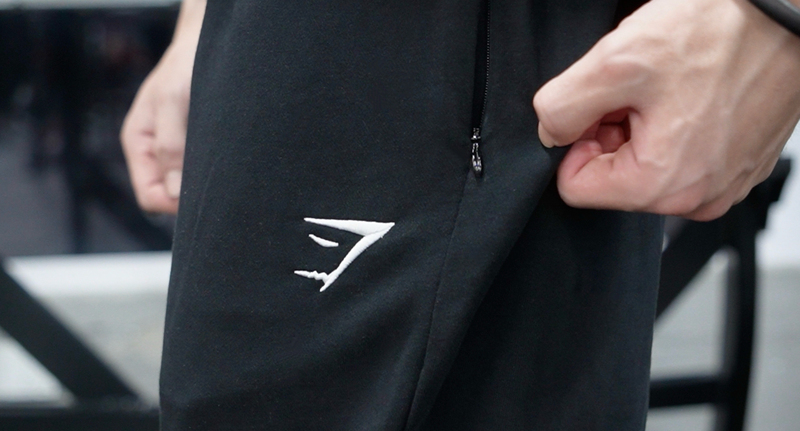 Exclusive Gymshark Embroidered Cotton Sweatpants, Specially Tailored for a Super Cool Fit Exclusive Gymshark Embroidered Cotton Sweatpants, Specially Tailored for a Super Cool Fit