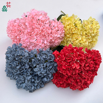 5 floral hydrangeas macaron hydrangeas wedding photography flower arrangement props fake flowers stage guides and silk flowers