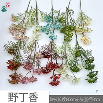 Wild lilac artificial hydrangea and wisteria wedding arch flower arrangement artificial flowers wedding banquet hall decoration artificial flowers