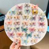 Детская трехмерная заколка для волос с бантиком, безвредный гибкий аксессуар для волос, не повреждает волосы