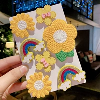 Радужный комплект, в цветочек