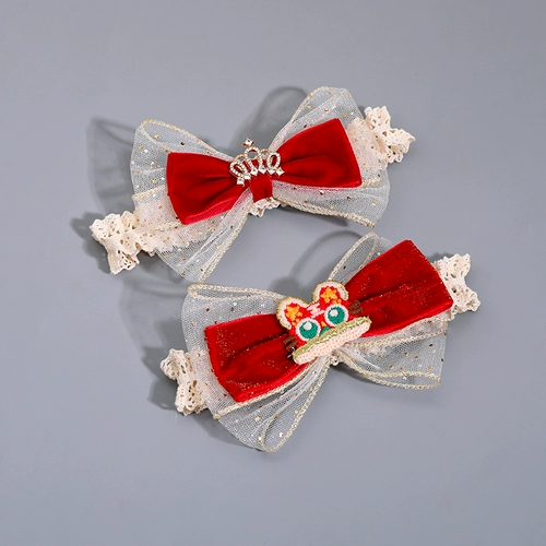 Детская повязка на голову, заколка для волос для новорожденных, аксессуар для волос с бантиком, ободок, Южная Корея, тигр