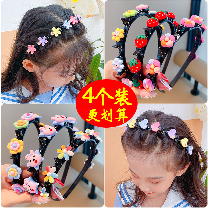 Korean Children's Headbands and Hair Accessories, Girls' Hair Clips, Baby Hair Clips That Don'T Damage Hair, Braided Hair Headbands, Hair Clips for Stray Hair, Hair Accessories Korean Children's Headbands and Hair Accessories, Girls' Hair Clips, Baby Hair Clips That Don'T Damage Hair, Braided Hair Headbands, Hair Clips for Stray Hair, Hair Accessories