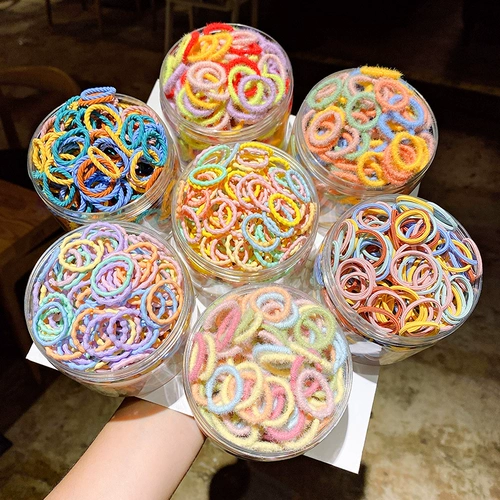 Детская маленькая резинка для волос, детский безвредный эластичный аксессуар для волос, не повреждает волосы