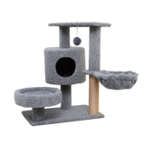 Кошачья стойка кошачья кошачья кошачья дерево Тонгтианьжа захватывающая доска многослойная платформа захватывающая колонна, игрушка для кошек, мечи конопля вилла