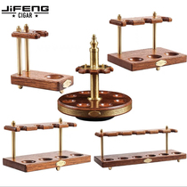 JIFENG monsoon special fashion metal living room unit multiple pure copper solid wood pineapple grid wood high-end pipe rack