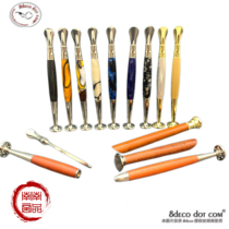 Pipe press 8deco three-in-one cigarette knife handmade flame-proof metal head rod needle briar wood smoking pipe tool