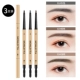 Xiaojin bar eye pen [1#grey+2#коричневый+3#светло -коричневый]