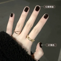 07 черный +42 золото шампанского +слой яркое масло