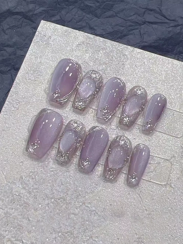 Демисезонные элитные короткие длинные наклейки для ногтей для ногтей для маникюра