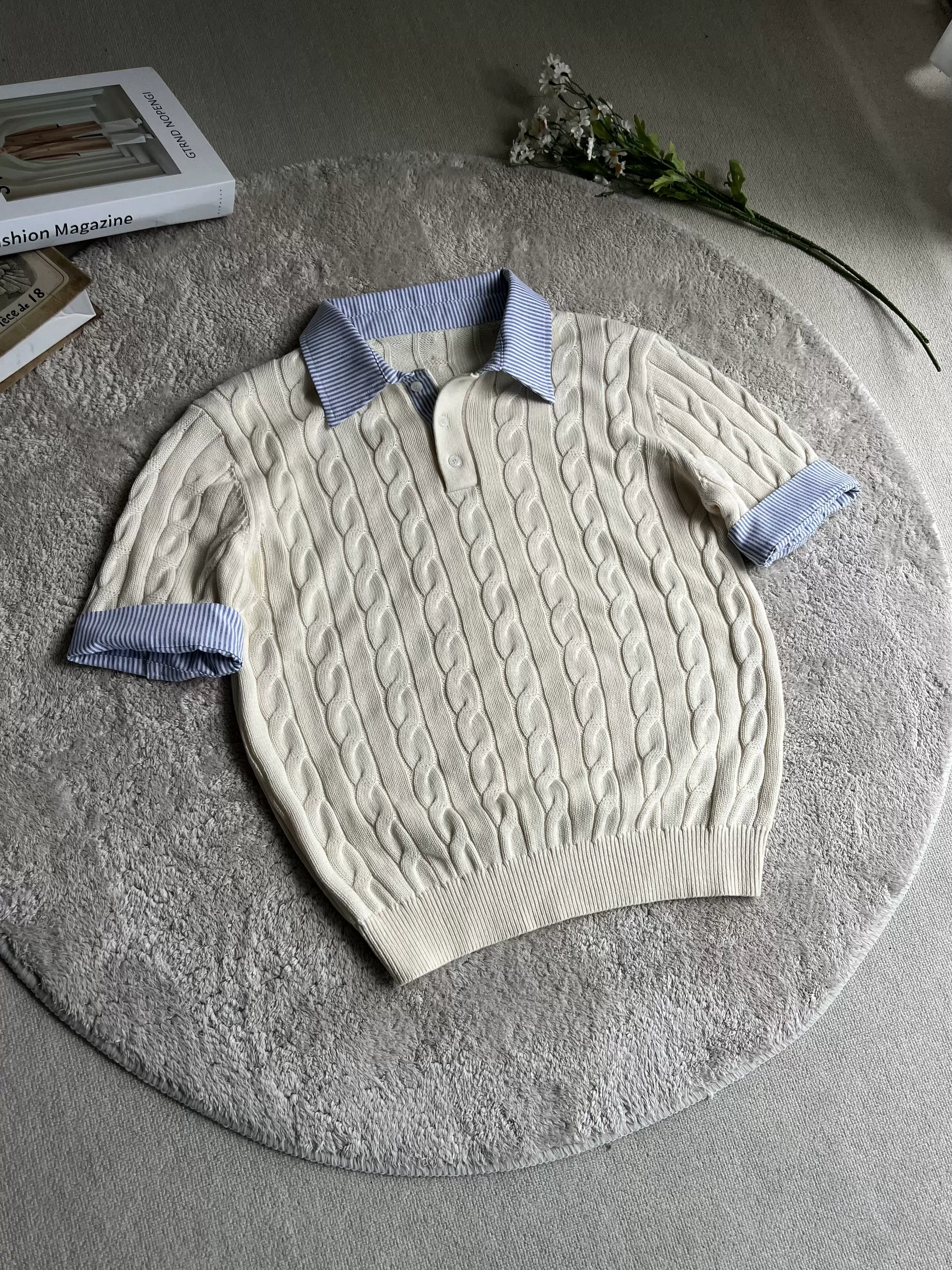 Xanvas Set, knitted shirt, T-shirt